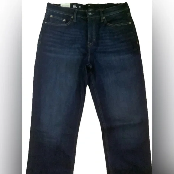 Banana Republic 33 x30 jeans slim fit luxe traveler Men's Dark Blue Jeans